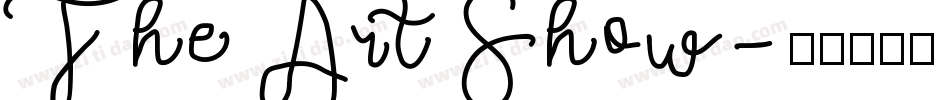 The Art Show字体转换